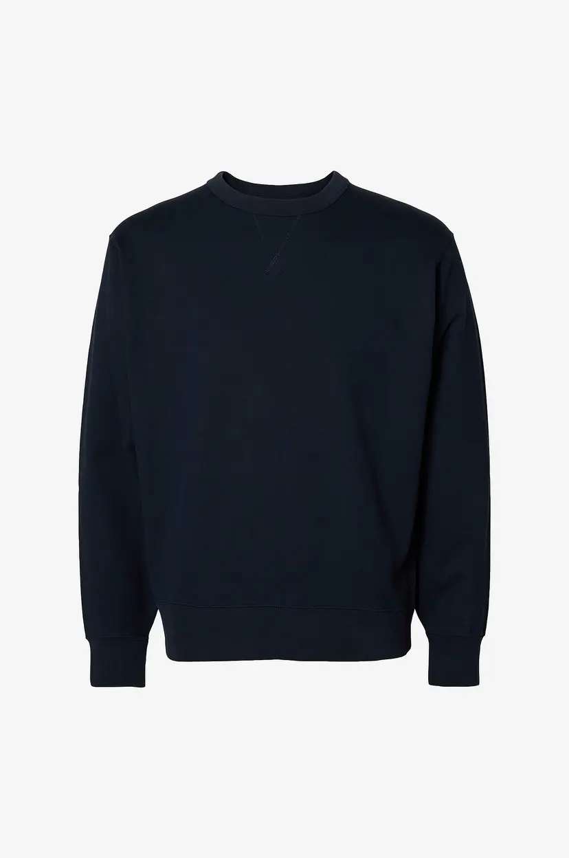 Selected Men Sweatshirt slhRelaxluke LS Sweat Crew Neck - Blå