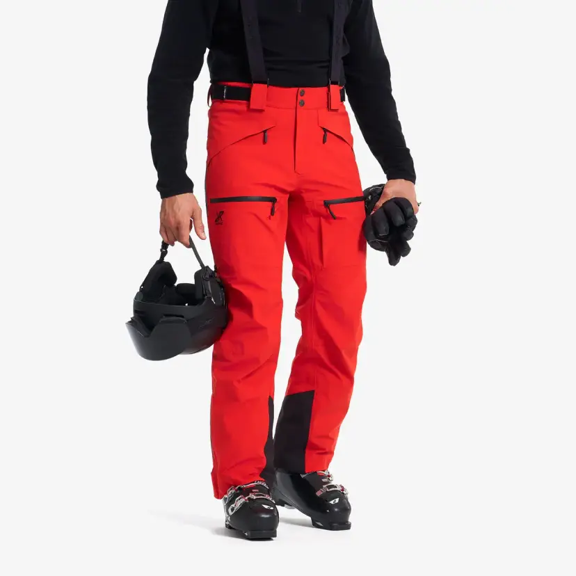 RevolutionRace Atlas 3L Ski Pants Herre Aura Red