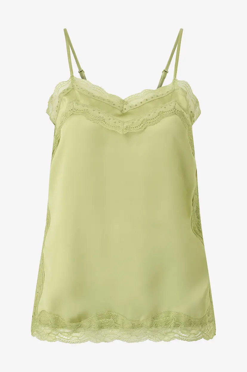 Gina Tricot Undertøystopp Lace Singlet - Grønn
