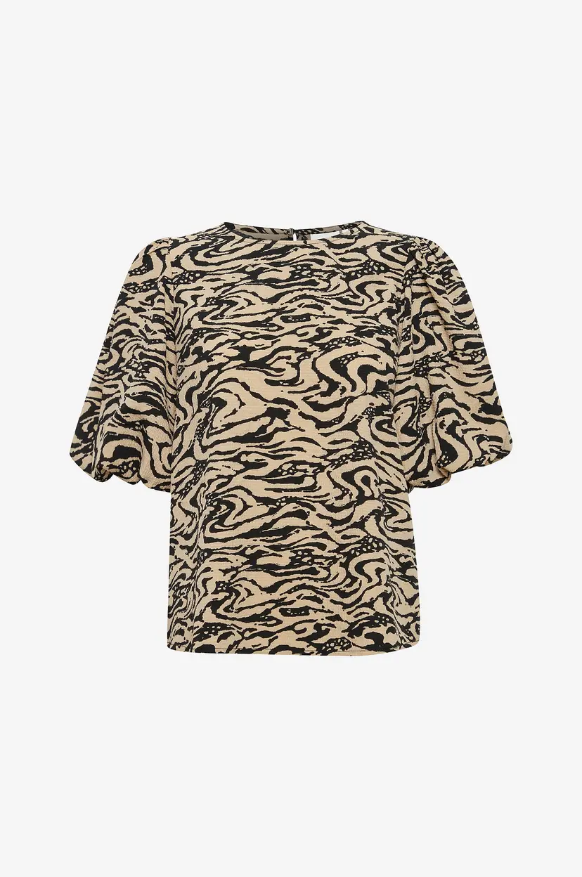 Ichi Bluse ihFanora SS - Beige