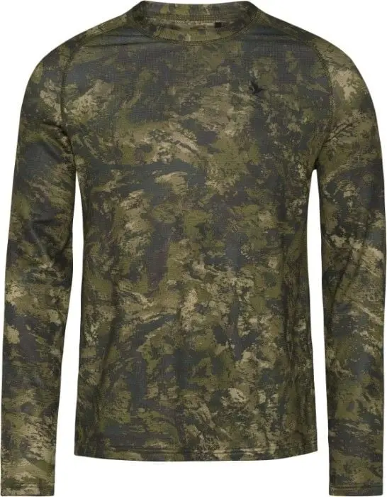 Seeland Seeland Active Camo L/S T-Shirt Invis Green