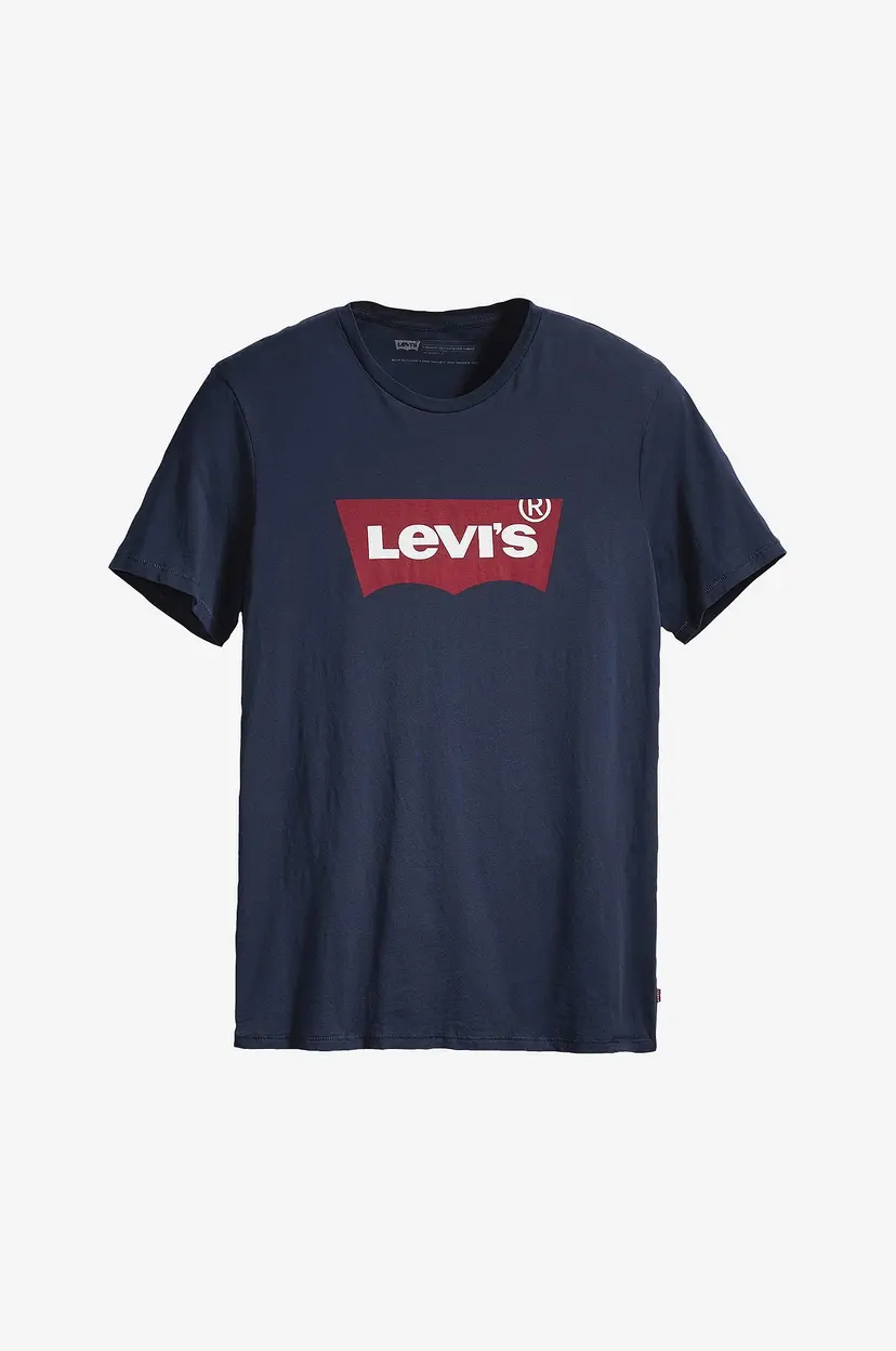 Levi's T-skjorte Graphic Setin Neck - Blå