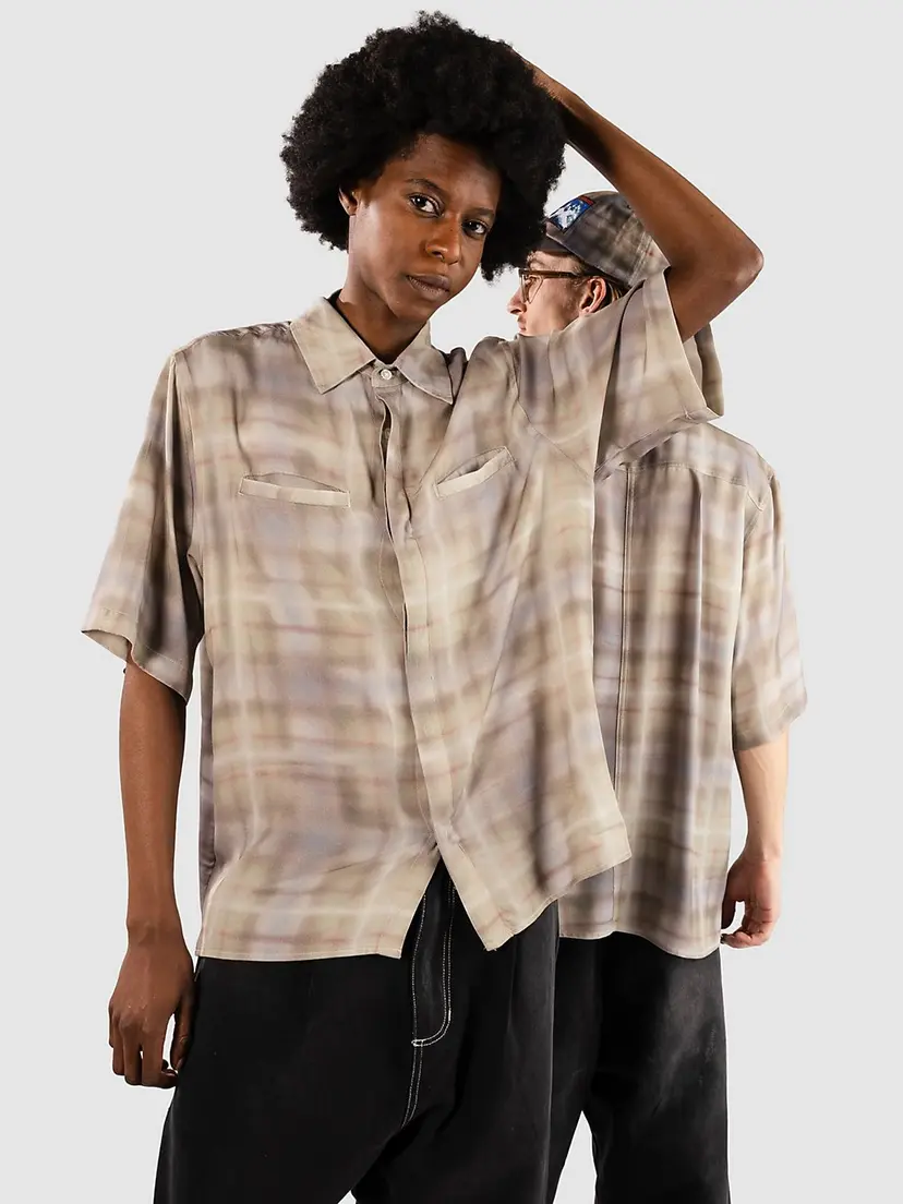 Jungles Jungles Jungles Jungles Airbrush Plaid Skjorte mønster