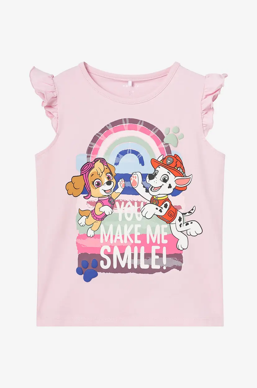 NAME IT Topp nmfAsana Pawpatrol SS Top - Rosa