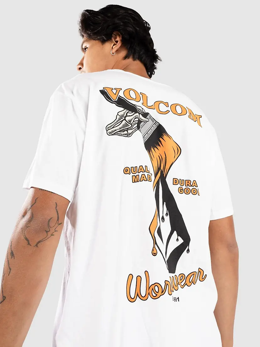 Volcom Volcom Enamel T-skjorte hvit