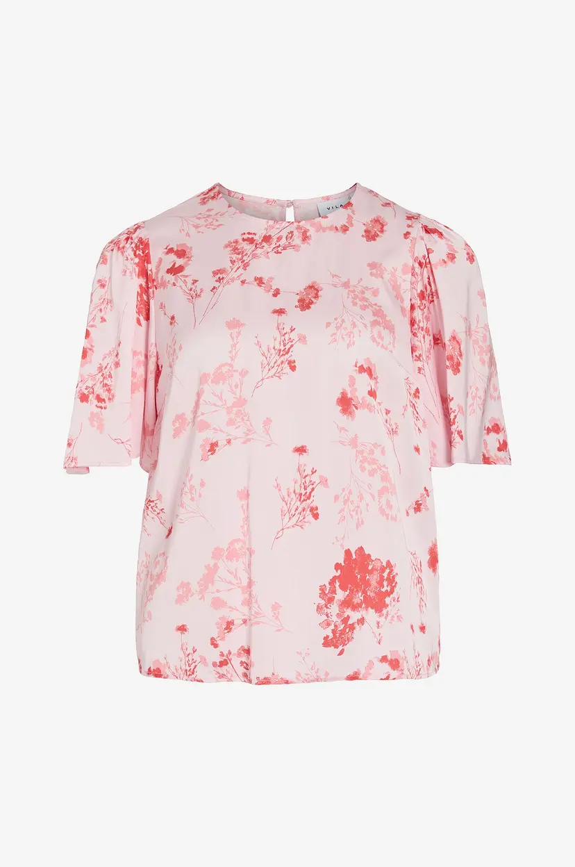 Vila Bluse viThalia Anya 2/4 O-neck - Rosa