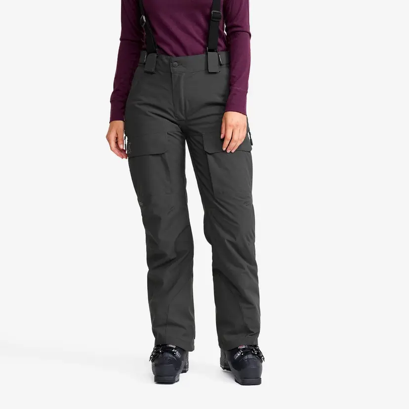 RevolutionRace AccXel Insulated 2L Ski Pants Dame Anthracite
