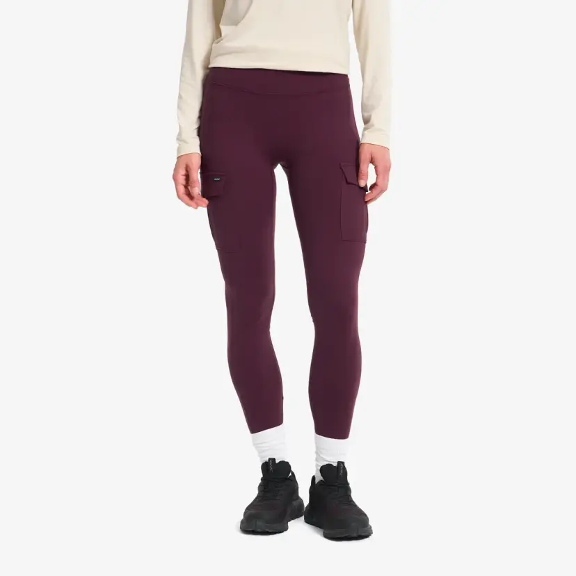 RevolutionRace Summit Hiking Pocket Leggings Dame Winetasting
