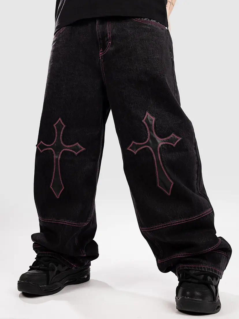 Ninth Hall Ninth Hall Astray Cross Jeans svart