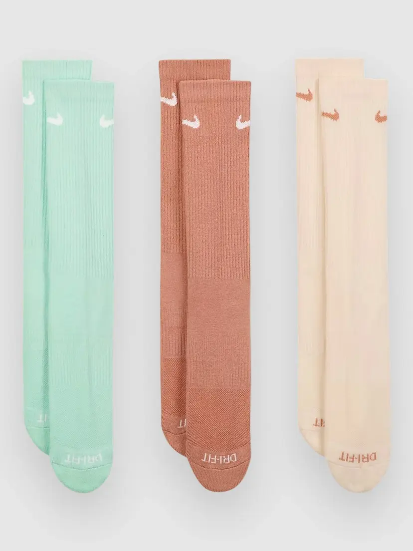 Nike Nike Everyday Plus Cush Crew 3P Socks mønster