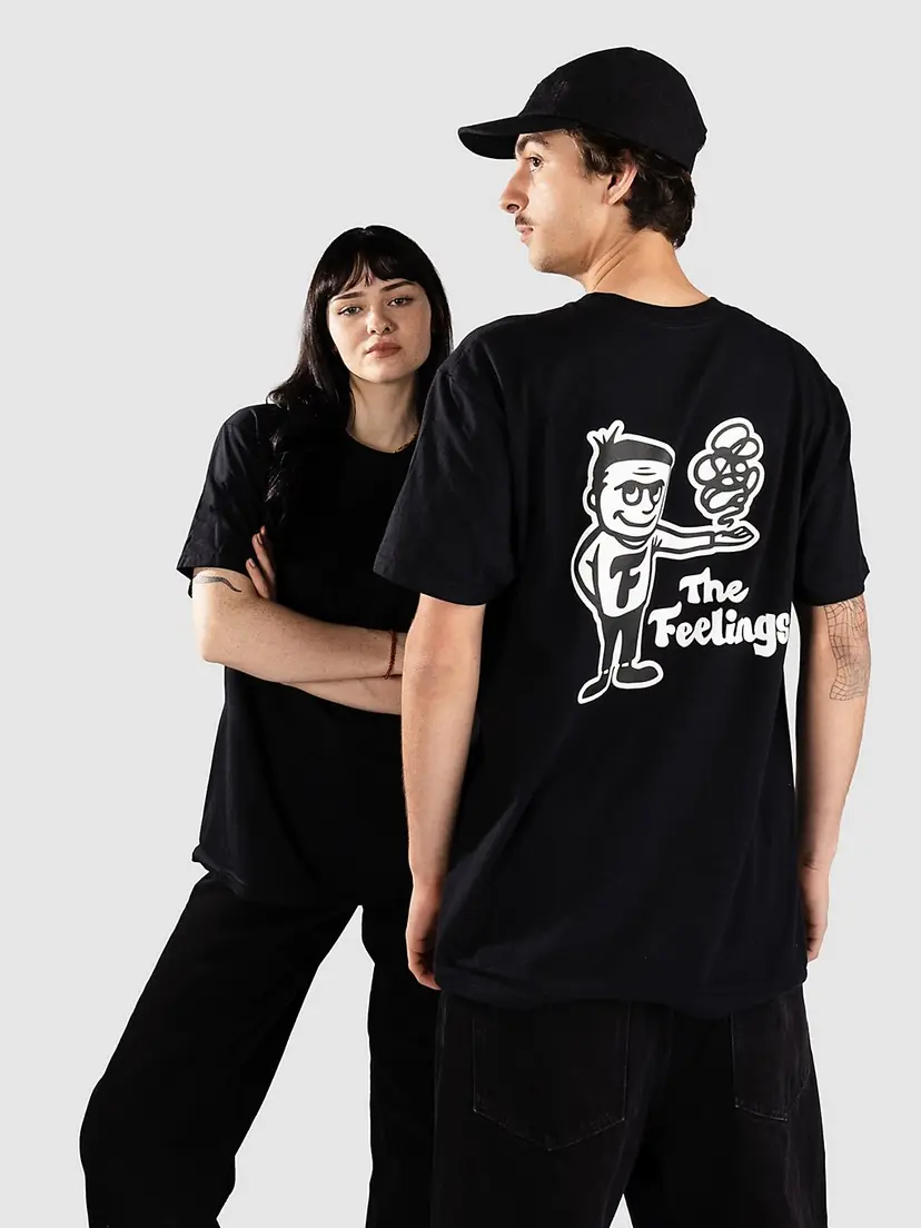And Feelings And Feelings The Guy T-skjorte svart