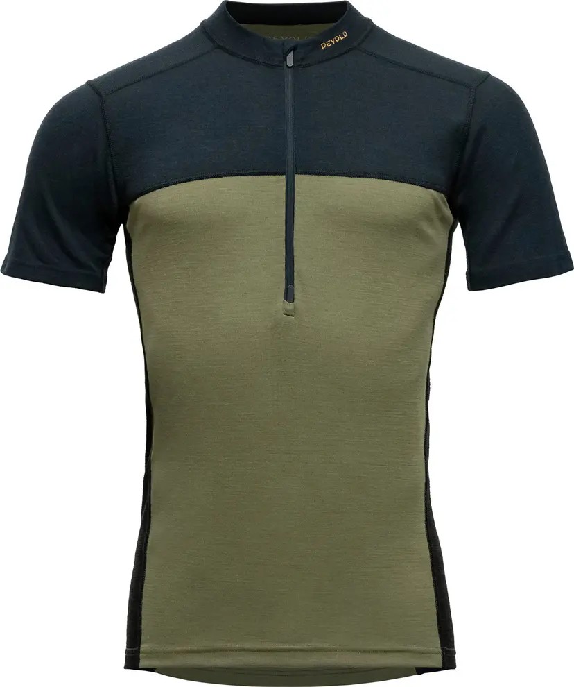 Devold Devold Men's Lauparen Merino 190 Zip Tee Ink/lichen/black