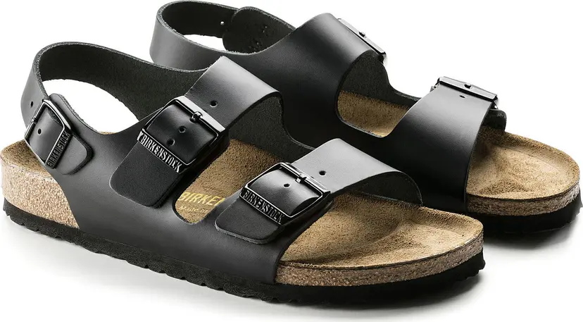 Birkenstock Birkenstock Milano Natural Leather Narrow Black