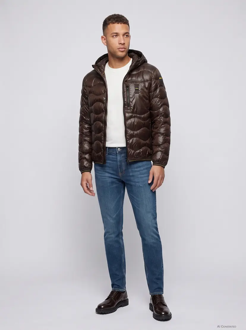 Blauer Blauer BLUC03064 Brown Jacket