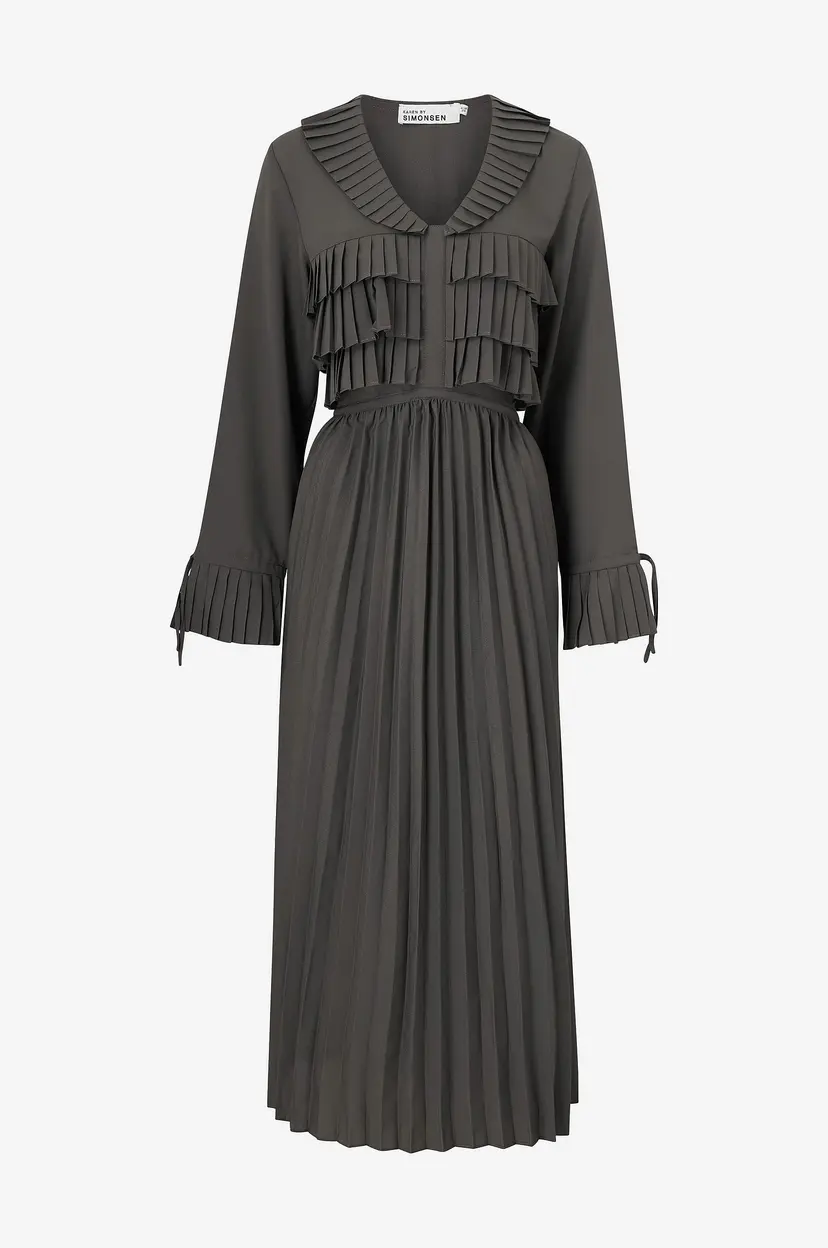 Karen By Simonsen Maxikjole kbRegina Dress - Grå