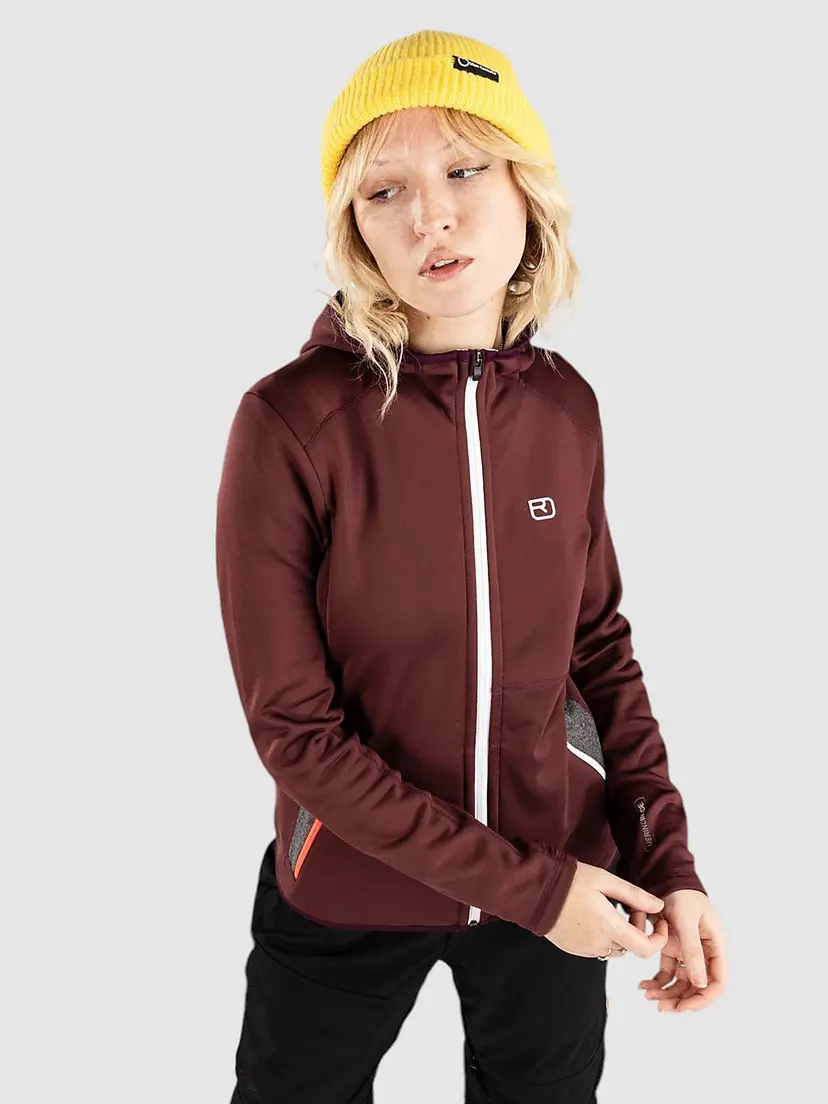Ortovox Ortovox Hooded Fleecejakke rød