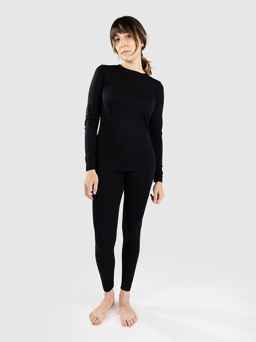 Whistler Whistler Mall W Seamless Underwear Set Base Layer Heldress svart