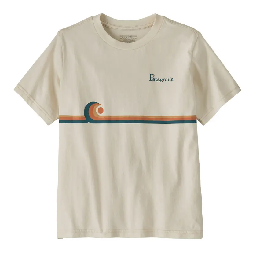 Patagonia Patagonia - T-skjorte Graphic Swell Stripe: Undyed Natural