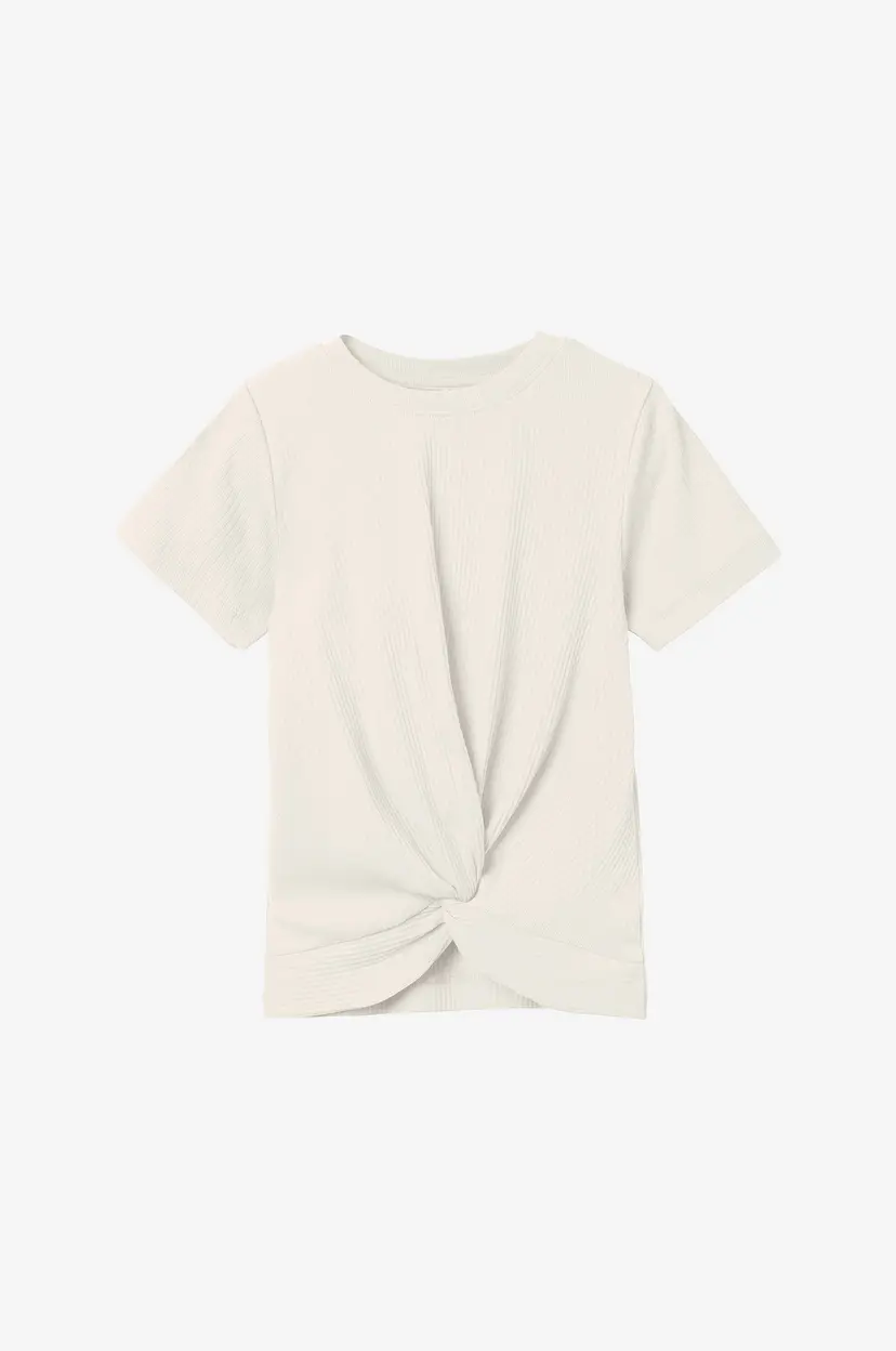 NAME IT Topp nkfBilille SS Slim Top - Hvit