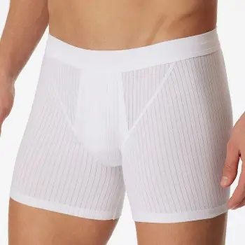 Schiesser Schiesser 2P Authentic Shorts With Fly Hvit bomull XX-Large Herre