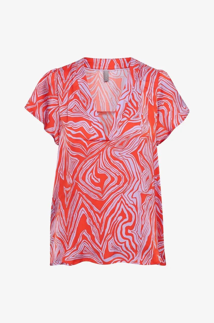 Culture Bluse cuVilma SS Blouse - Orange