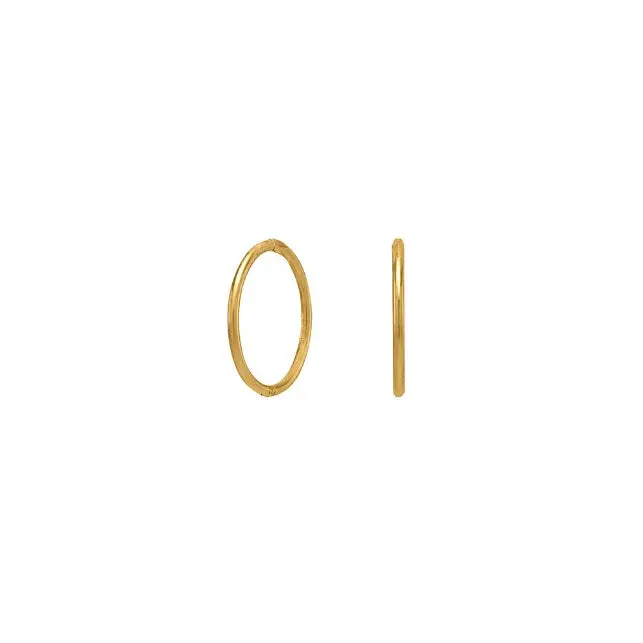 Nordahl Nordahl - 8 karat guld klik creol, 9mm - 30162060300