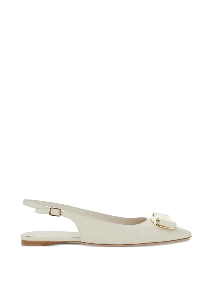 Ferragamo Ferragamo Ballerinasko – Hvit