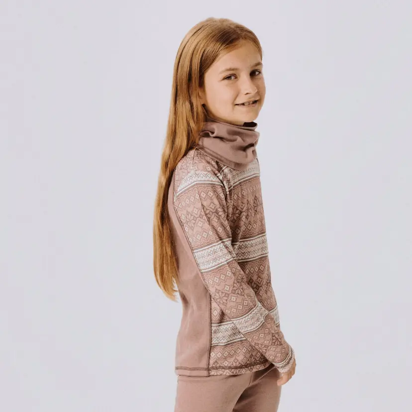 NAME IT Name It - Trøye i Ull Willto Antler Snow Pattern