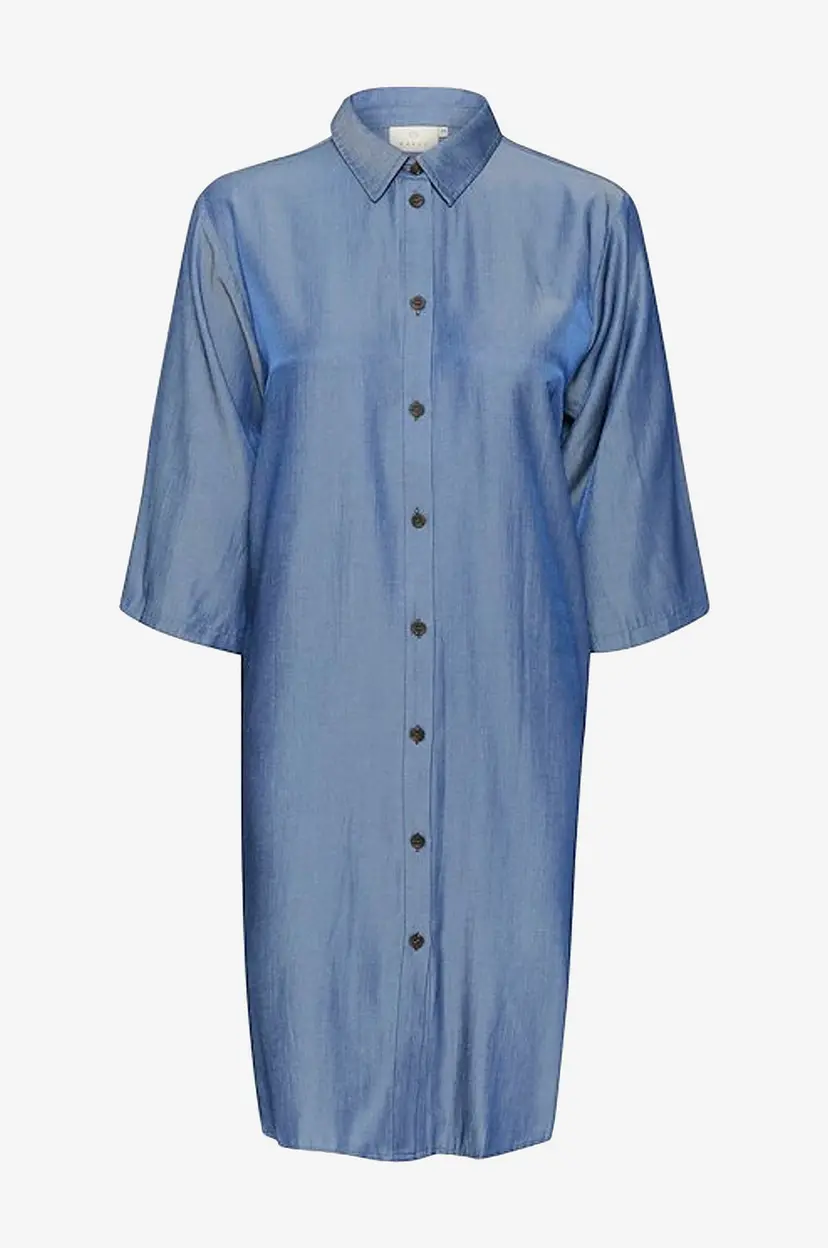 Kaffe Skjortekjole kaLeonora Dress - Blå