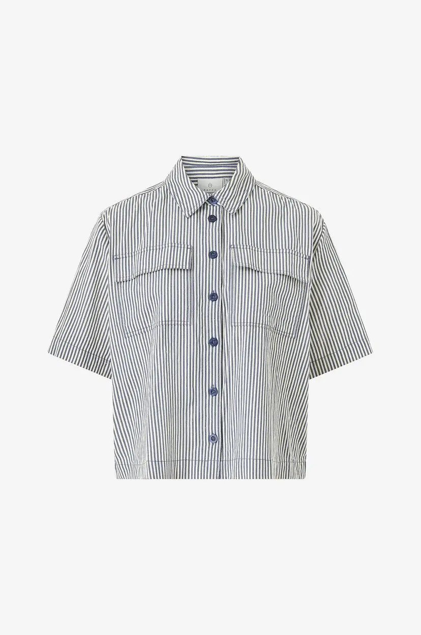 Kaffe Skjorte Kanaya Striped - Flerfarget