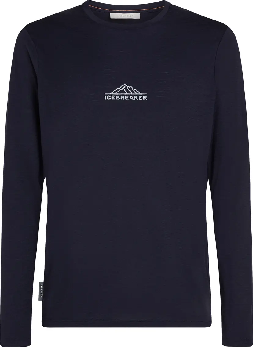 Icebreaker Icebreaker Men's Merino 150 Tech Lite Long Sleeve Tee Road To Cook Midnight Navy