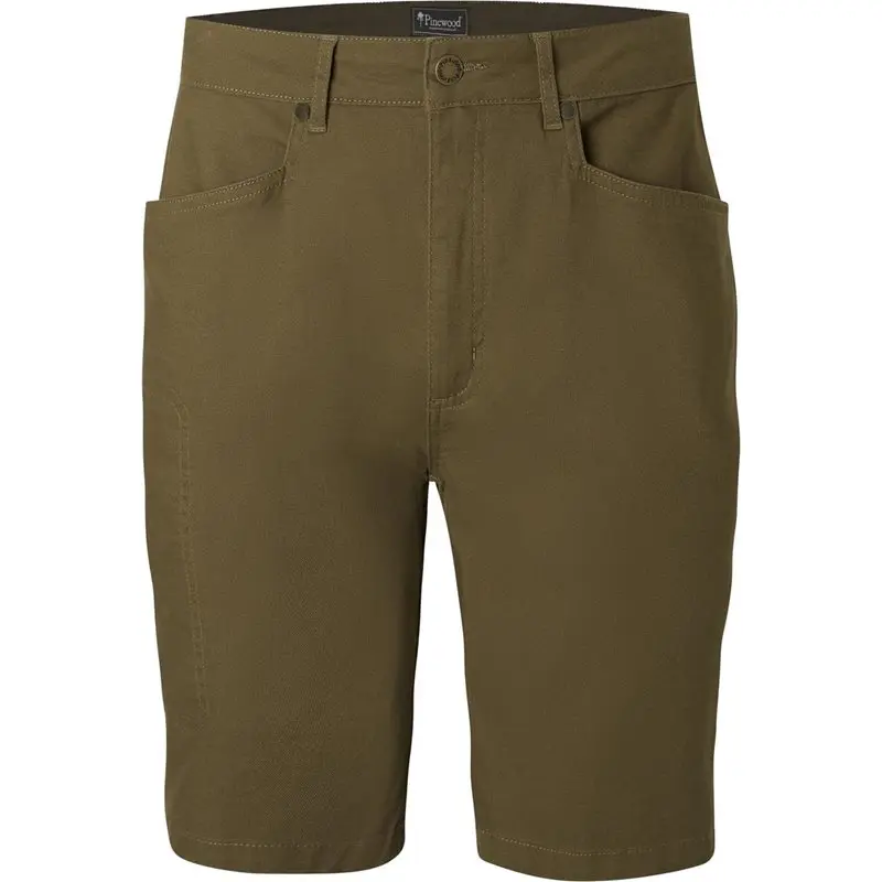Pinewood Pinewood Värnamo Vintage Canvas SHORTS Olive Brown