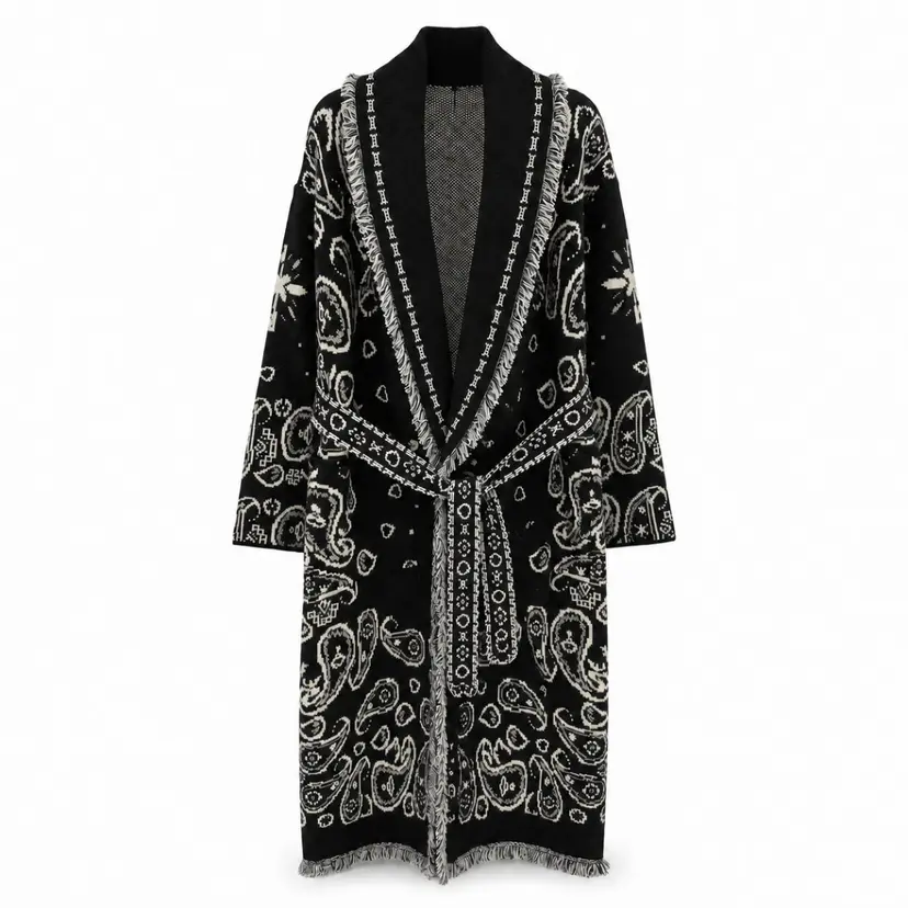 From Paris With Love Frynsejakke Maxi Sort