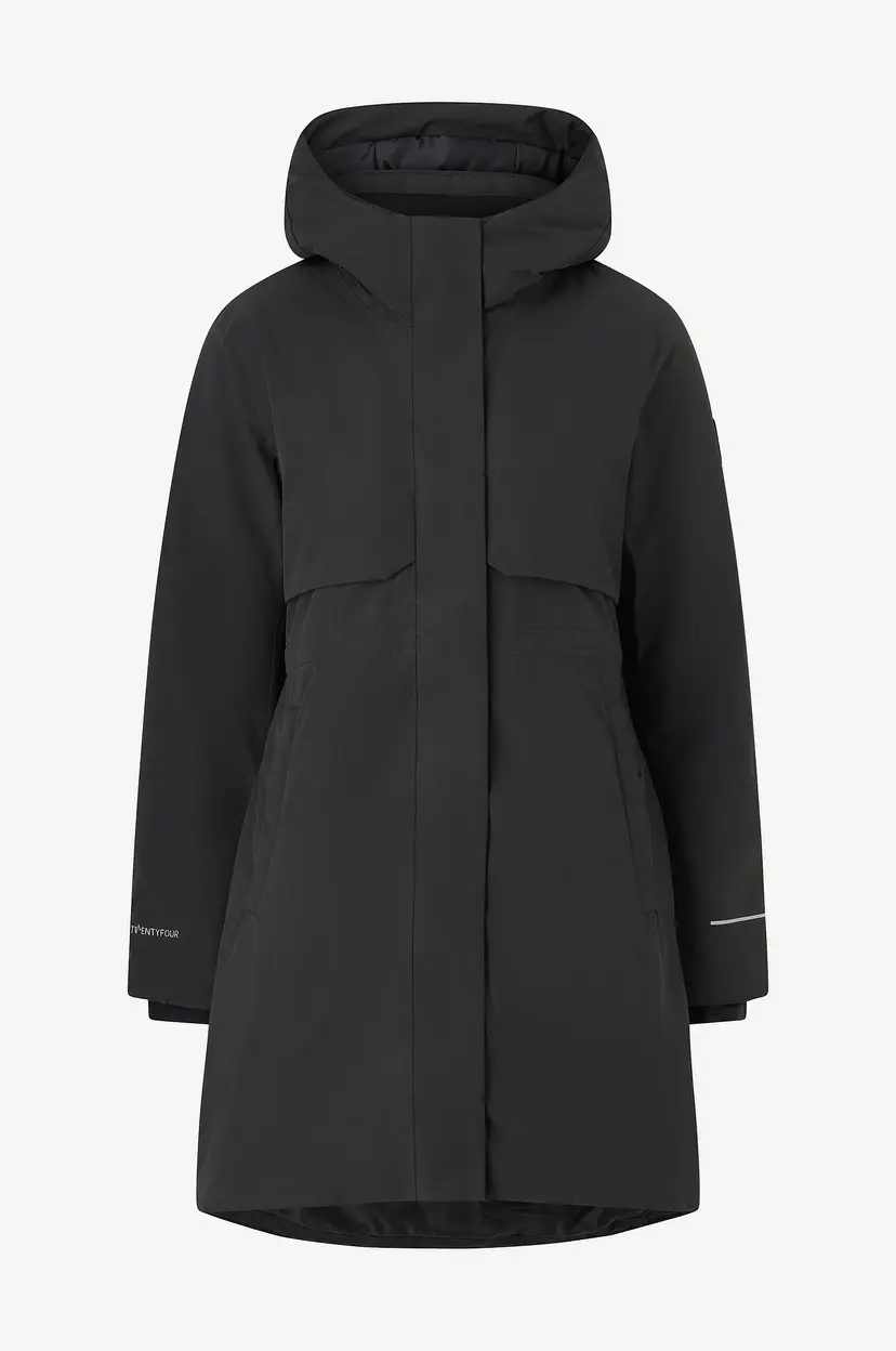 Twentyfour Parka Mode Mia Warm Parka W - Svart