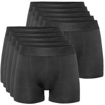 Resteröds Resteröds 10P Gunnar Bamboo Boxer Helsvart XX-Large Herre