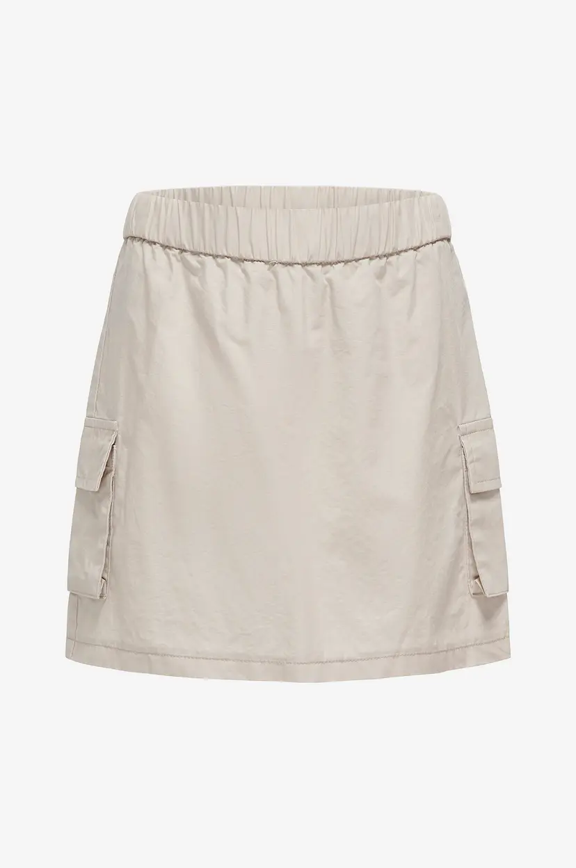 Kids Only Skjørt kogFranches Short Cargo Skirt Pnt - Beige