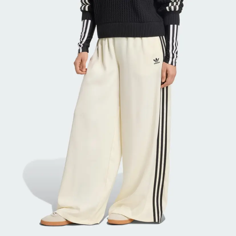 Adidas Adicolor Satin Wide Leg Treningsbukse