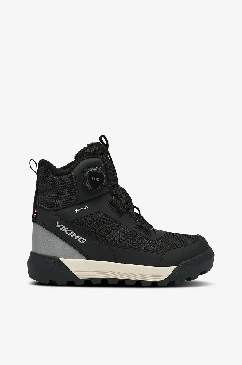 Viking Vinterskoletter Expower Warm Gtx Boa - Svart