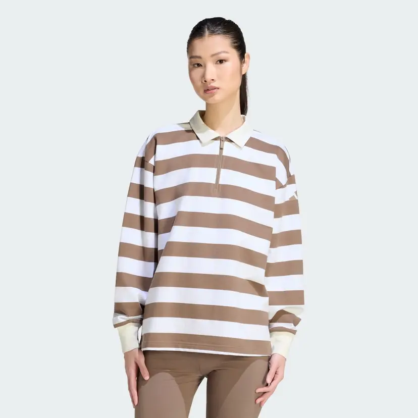 Adidas Essentials Contemporary French Terry Longsleeve Poloskjorte