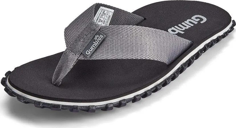 Gumbies Gumbies Unisex Duckbill Flipflops Black/Grey