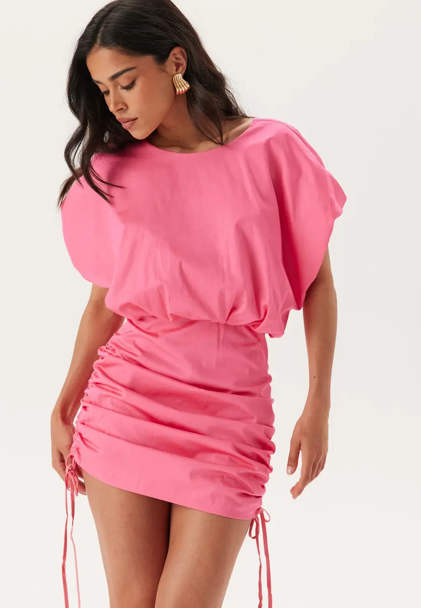 Andrea Norrman X Bubbleroom Tie Back Mini Dress