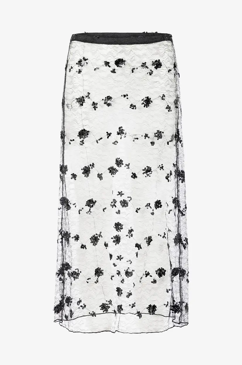 Coster Copenhagen Midiskjørt Sequins skirt - Svart