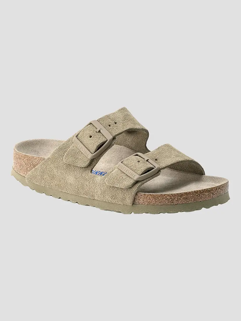 Birkenstock Birkenstock Arizona Suede Leather Sandaler brun