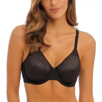Wacoal Wacoal BH Back Appeal Underwire Bra Svart nylon E 80 Dame