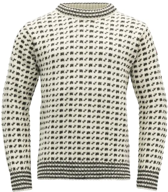 Devold Devold Original Islender Crew Neck Offwhite/Anthracite