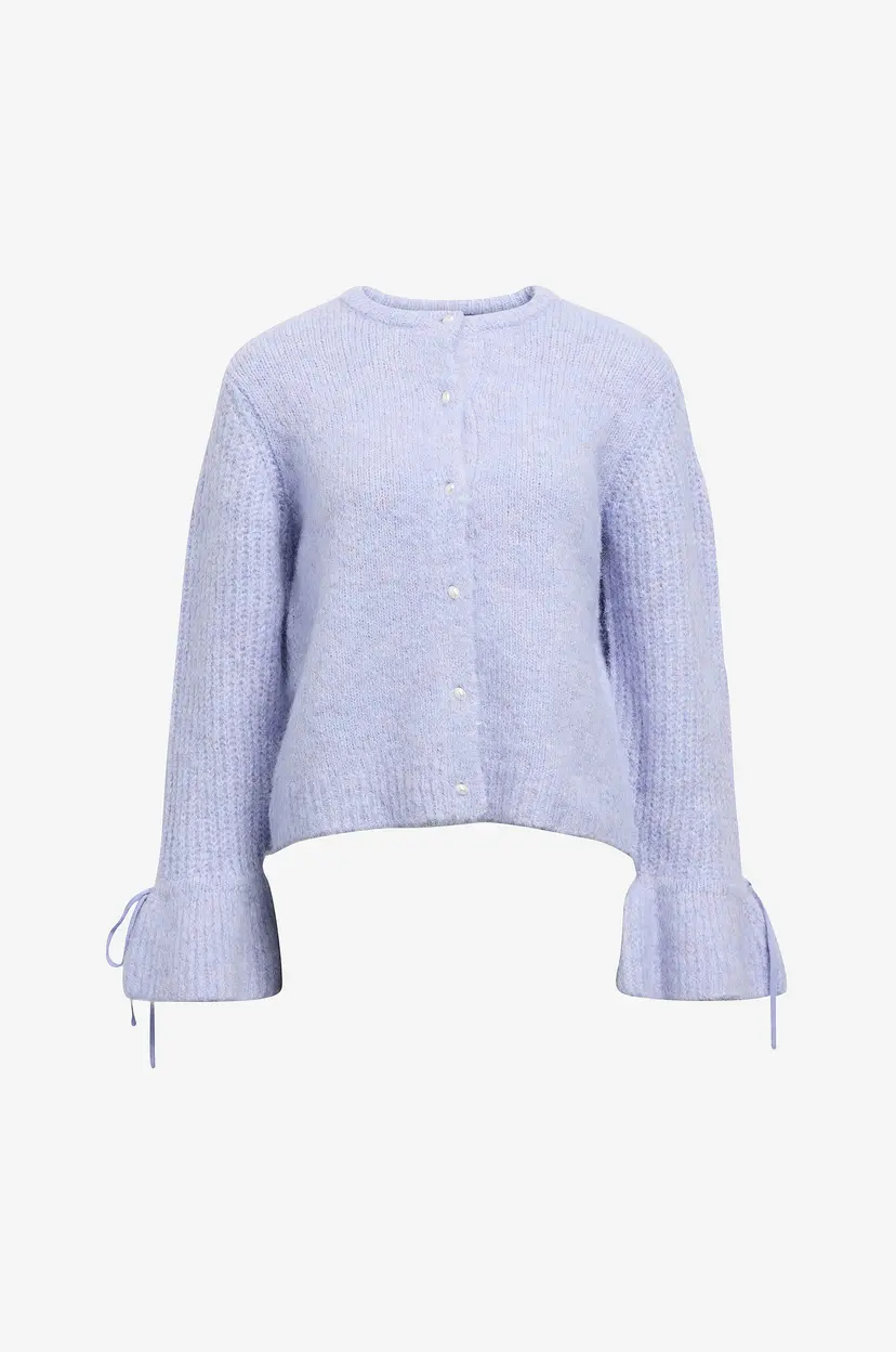 Object Collectors Item Kardigan objSalika L/S RE Knit - Blå