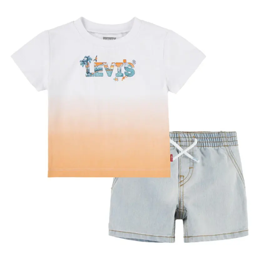 Levi's Levis Shorts Sett Sugar Bright White (98 /3 år)