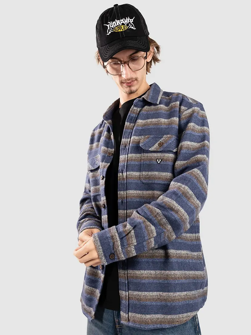 Vissla Vissla Descanso Flannel Skjorte blå