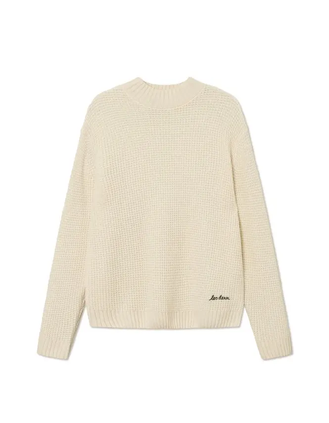 Les Deux Grady Waffle Mockneck Knit