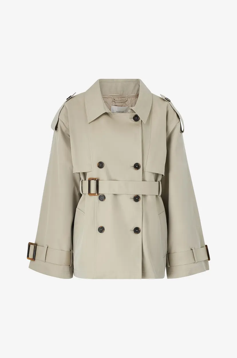 Gestuz Trenchcoat BirdieGZ OZ Short - Beige